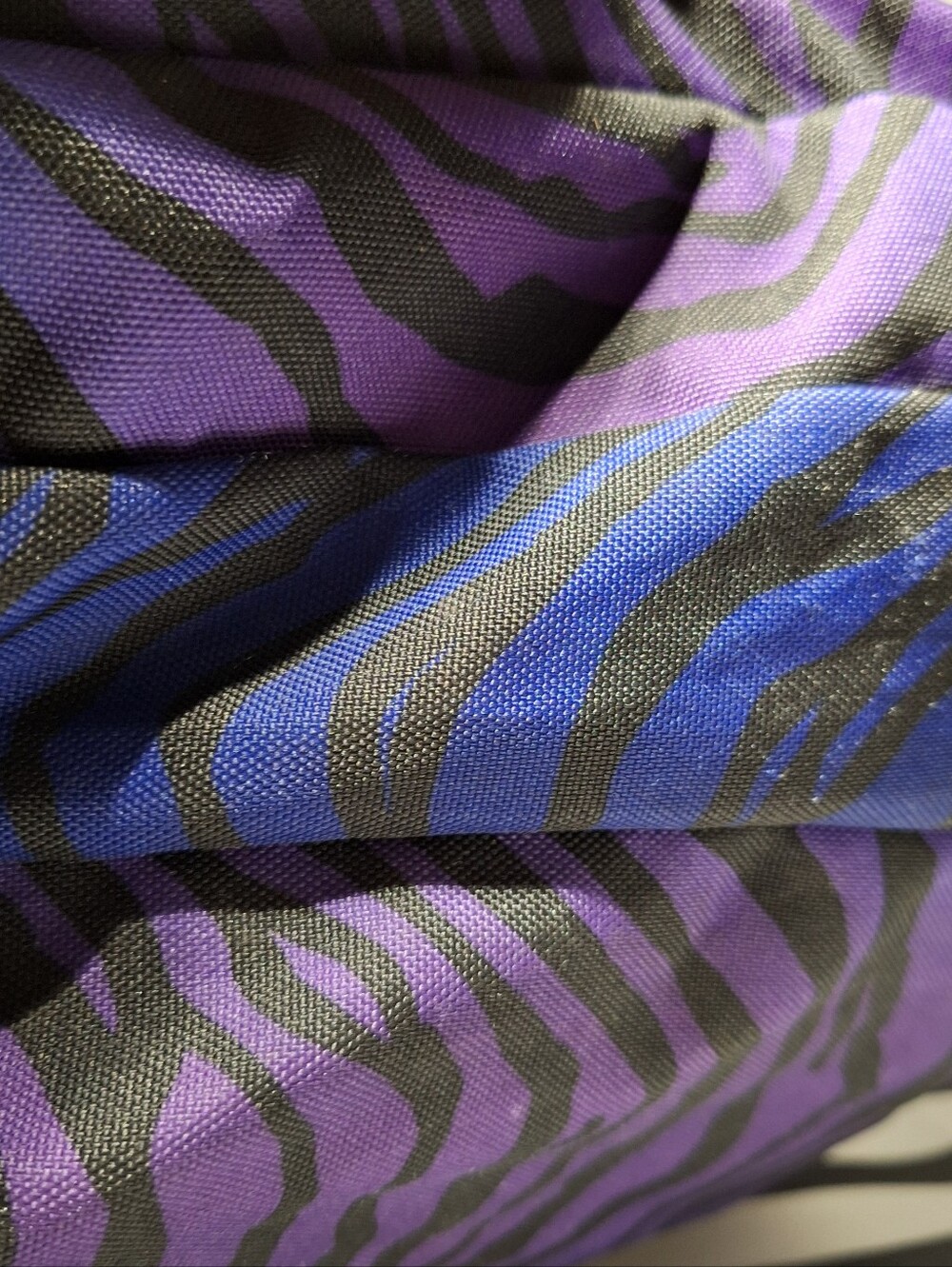 Jansport Backpack, Zebra Stripes, Blue Purple Black - Picture 5 of 13